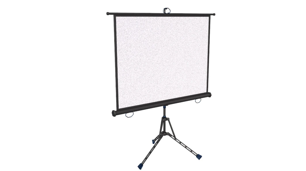 &Eacute;cran de projection Modèle 3D .c4d .max .obj .3ds .fbx .stl .blend 