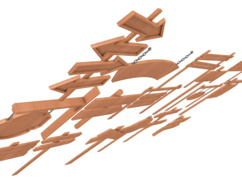 Signboards Collection 3D Model