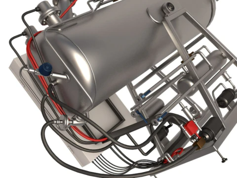 Alkaline Hydrolysis Machine 3D Model