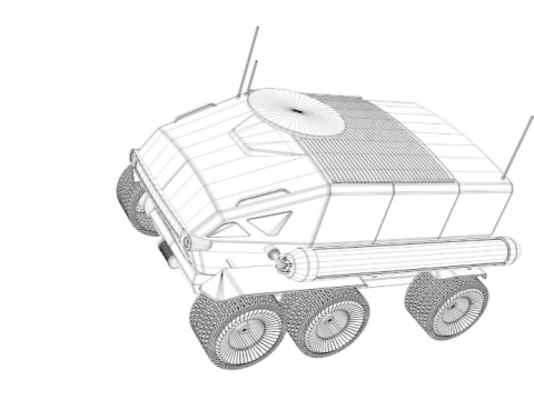 Croiseur Luna Modèle 3D