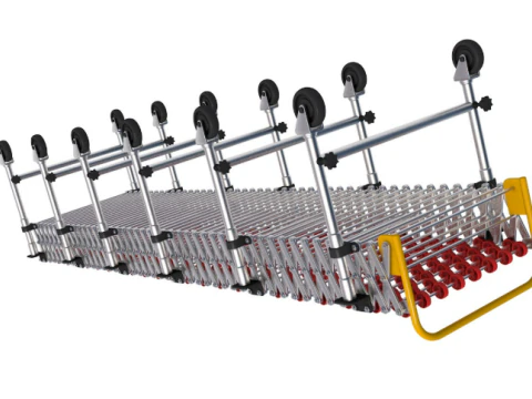 Rouleau t&eacute;lescopique pliant Modèle 3D