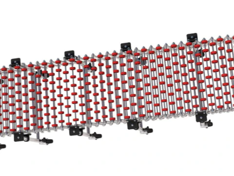 Rouleau t&eacute;lescopique pliant Modèle 3D