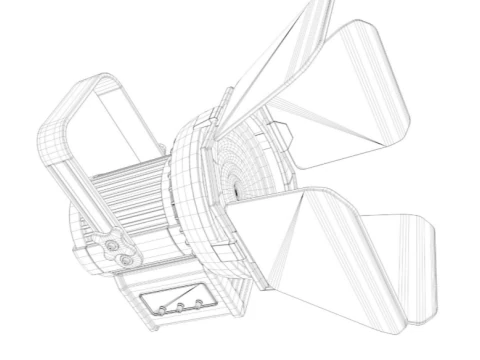 Detailed Stage Ligh 3D Model