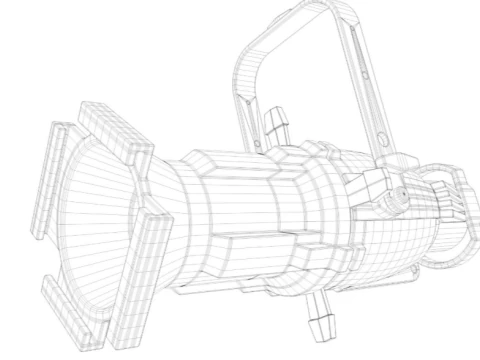 Stage Light 3D Model