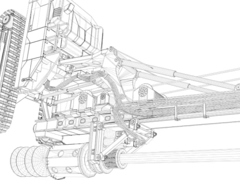 Impianto di perforazione Modello 3D