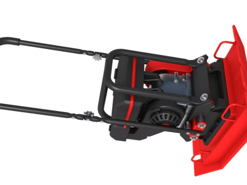 Vibratory Plate Compactor 3D Model