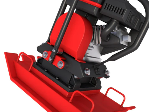 Vibratory Plate Compactor 3D Model