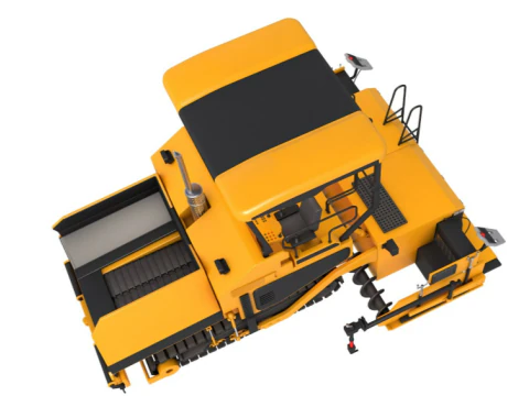 Finitrice per asfalto Modello 3D