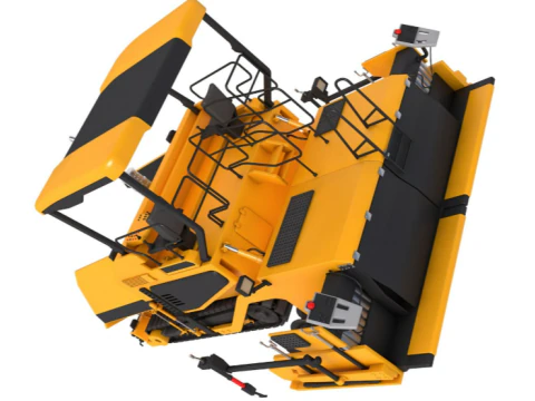 Finitrice per asfalto Modello 3D