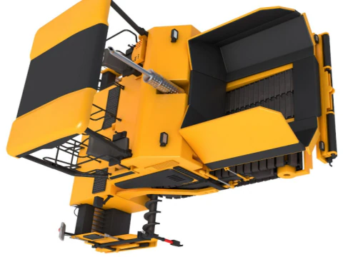 Finitrice per asfalto Modello 3D