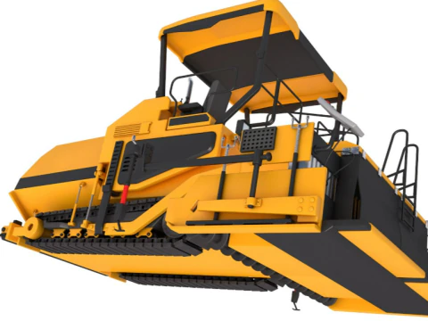 Finitrice per asfalto Modello 3D