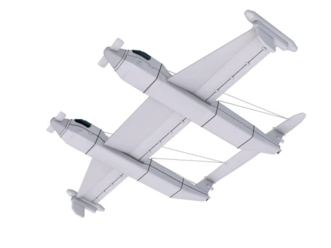 Liberty Lifter DARPA Seaplane 3D Model