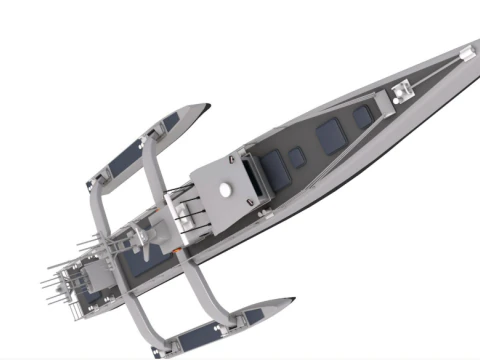 Sea Hunter USV 3D Model