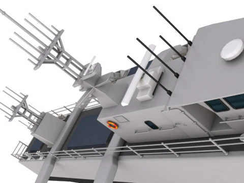 Sea Hunter USV 3D Model