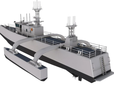Sea Hunter USV 3D Model