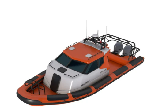 Waverider 1060 GRP Cabin Gemini Marin 3D Model