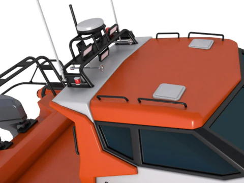 Waverider 1060 GRP Cabin Gemini Marin 3D Model
