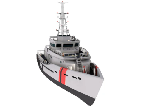 DAMEN Stan Patrol vessel 4207 3D Model
