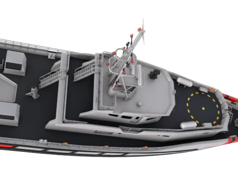 DAMEN Stan Patrol vessel 4207 3D Model