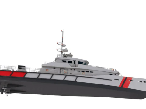 DAMEN Stan Patrol vessel 4207 3D Model