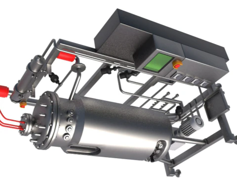 Bioreaktor Bionet 3D Modell