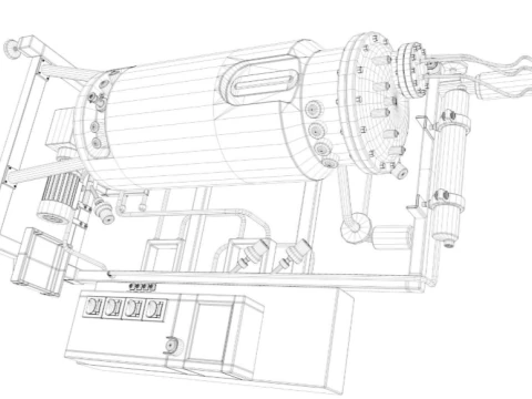 Bioreaktor Bionet 3D Modell