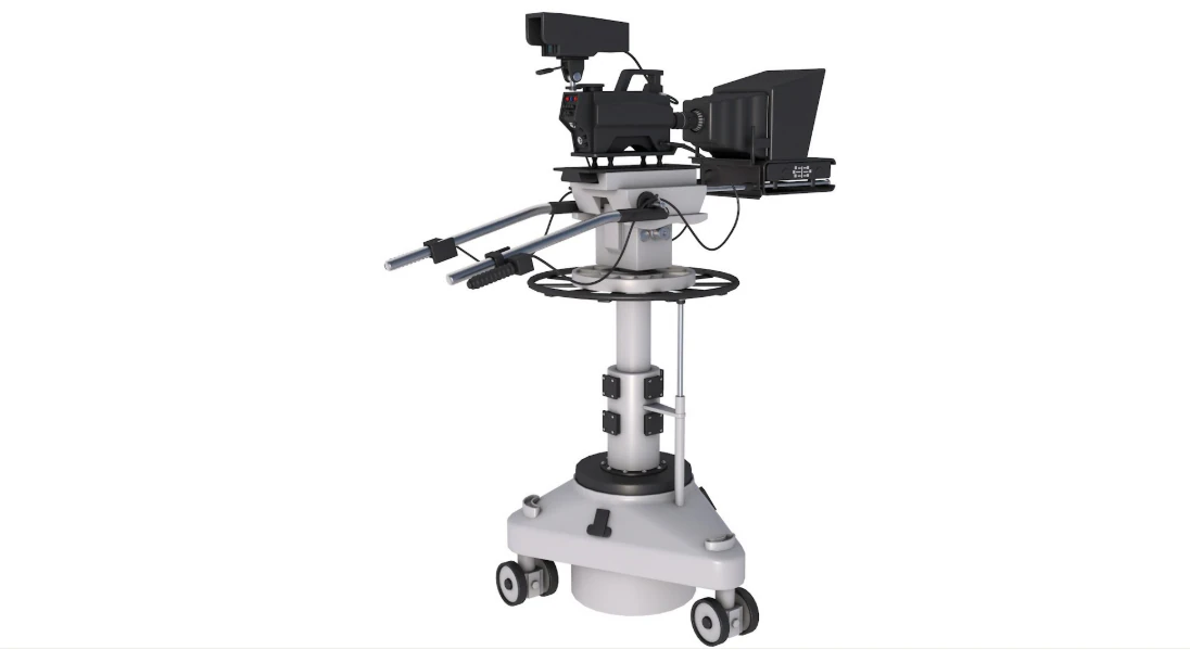 TV Studio Camera Generic 3D Model .c4d .max .obj .3ds .fbx .stl .blend 