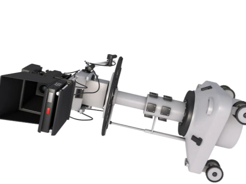 TV Studio Camera Generic 3D Model