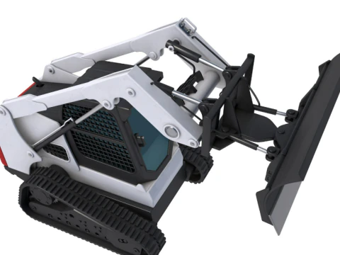 Compact Tracked Loaders 3D Model