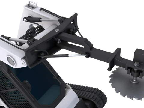 Compact Tracked Loaders 3D Model