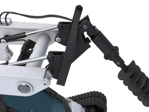 Compact Tracked Loaders 3D Model