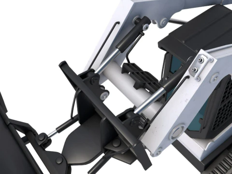 Compact Tracked Loaders 3D Model