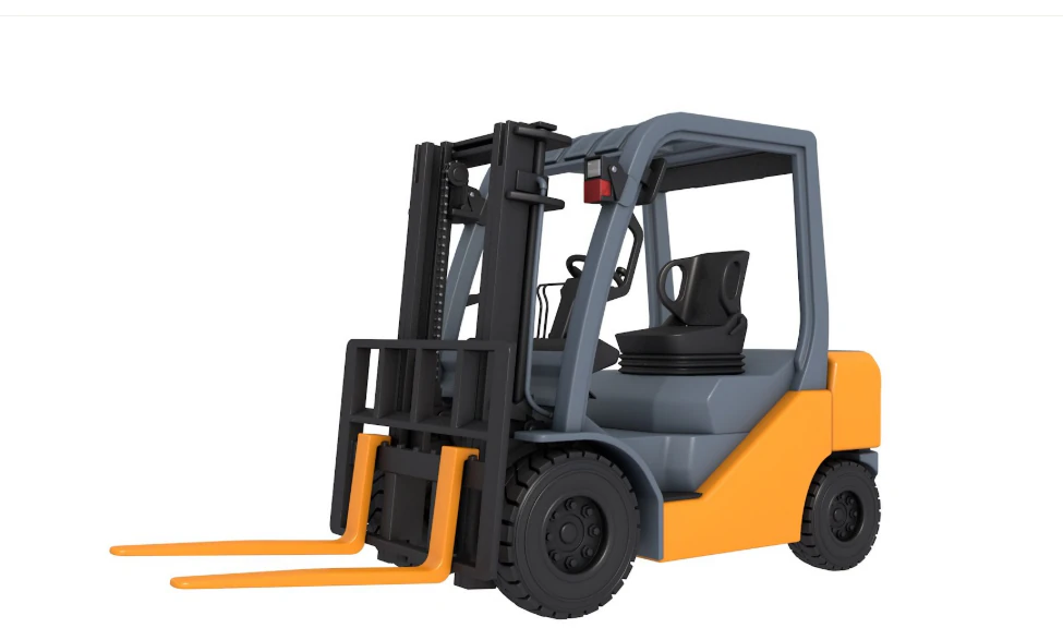 Gabelstapler 3D Modell .c4d .max .obj .3ds .fbx .stl .blend 