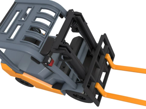 Gabelstapler 3D Modell