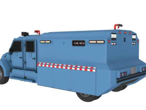 Riot Control Vehicle 3D Model