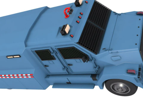 Riot Control Vehicle 3D Model