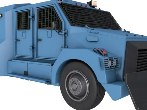 Riot Control Vehicle 3D Model