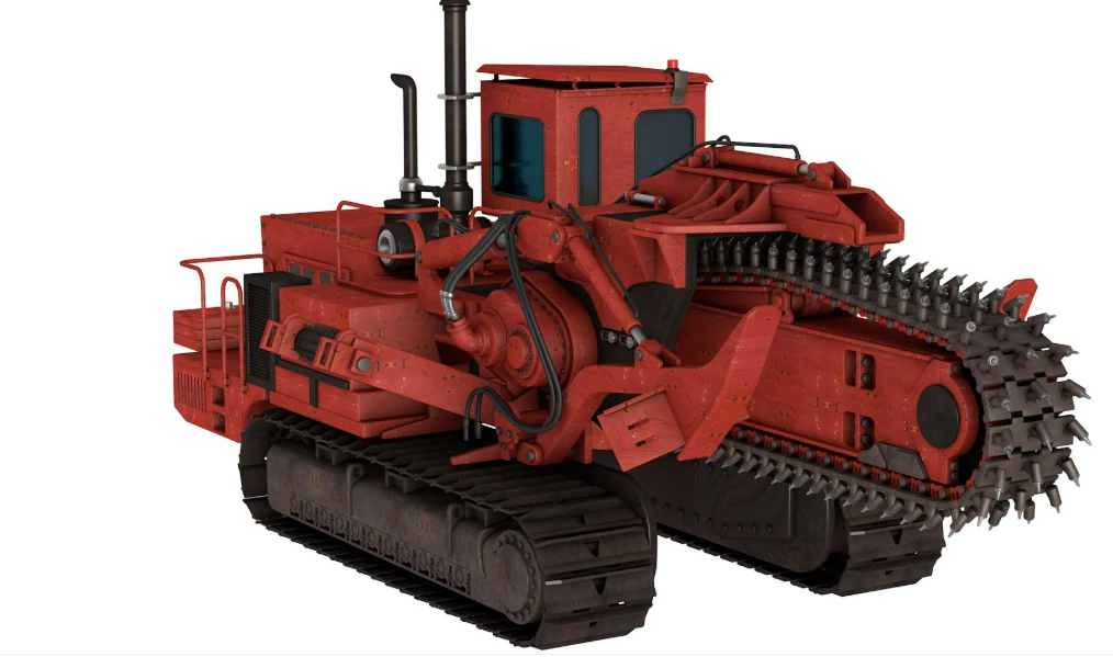 Trancheuse Modèle 3D .c4d .max .obj .3ds .fbx .stl .blend