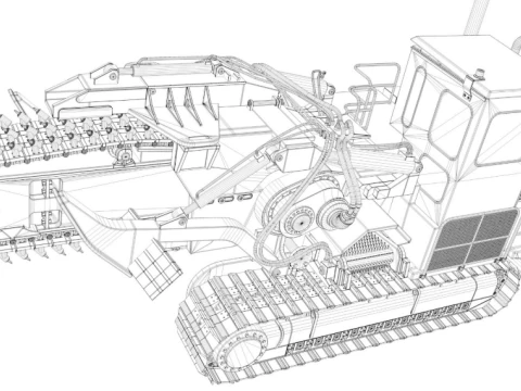 Trancheuse Modèle 3D