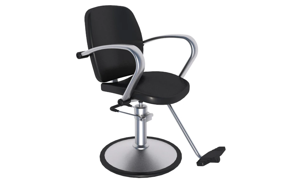 Salon Chair 3D Model .c4d .max .obj .3ds .fbx .stl .blend 