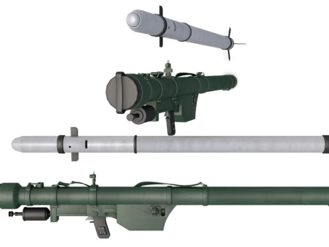 Strela 9K32 Strela-2 3D Modell