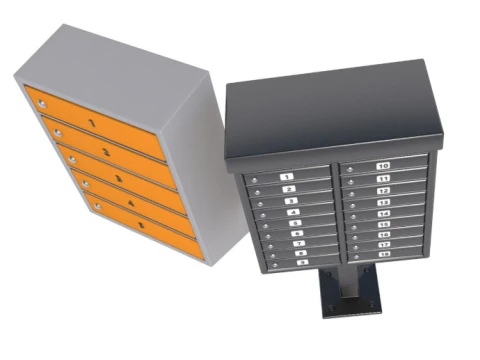 Kolekcja skrzynek pocztowych Model 3D