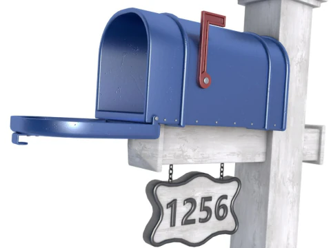 Kolekcja skrzynek pocztowych Model 3D