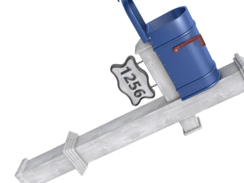 Kolekcja skrzynek pocztowych Model 3D