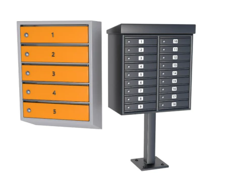 Kolekcja skrzynek pocztowych Model 3D