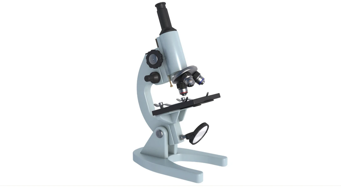 माइक्रोस्कोप 3D मॉडल .c4d .max .obj .3ds .fbx .stl .blend 