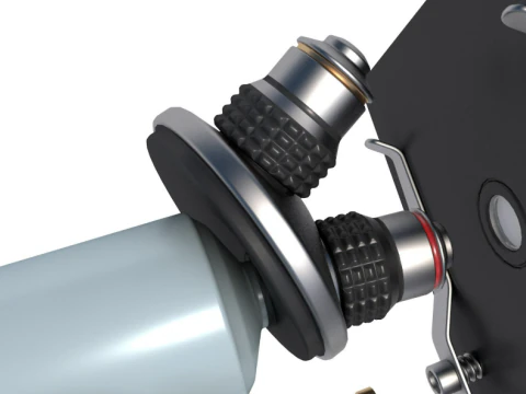 माइक्रोस्कोप 3D मॉडल