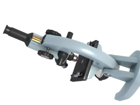 माइक्रोस्कोप 3D मॉडल