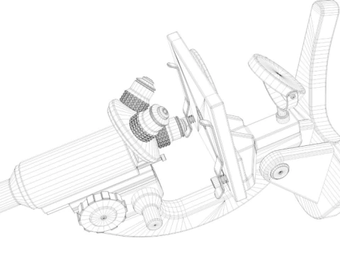 माइक्रोस्कोप 3D मॉडल