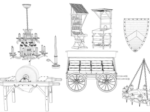 Medieval Collection 3D Model